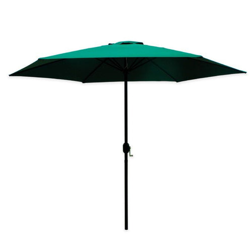 Ombrellone Da Giardino Parasole Piscina Terrazza ø270x220cm Verde Manovella 017057