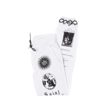 IHS Pantalone Tuta Leggero Uomo Solid Manifesto Jogger White da uomo