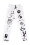 IHS Pantalone Tuta Leggero Uomo Solid Manifesto Jogger White da uomo