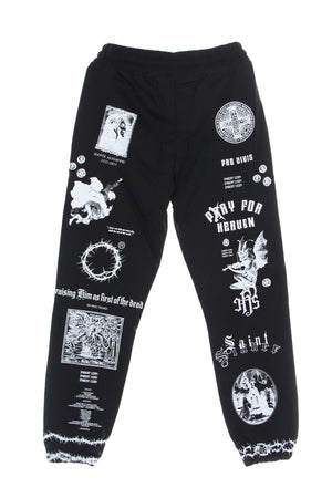 IHS Pantalone Tuta Leggero Uomo Solid Manifesto Jogger Black da uomo