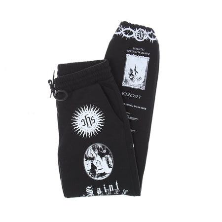 IHS Pantalone Tuta Leggero Uomo Solid Manifesto Jogger Black da uomo