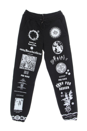 IHS Pantalone Tuta Leggero Uomo Solid Manifesto Jogger Black da uomo