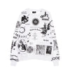 IHS Felpa Leggera Girocollo Uomo Solid Manifesto Sweatshirt White da uomo