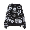IHS Felpa Leggera Girocollo Uomo Solid Manifesto Sweatshirt Black da uomo
