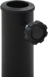 Base Per Ombrellone Supporto Rotondo Per Patio Esterno Resistente ø46xh33cm Nero 016595