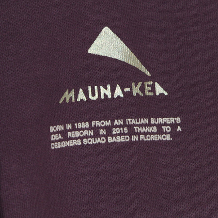 MAUNA-KEA Felpa Leggera Cappuccio Zip Uomo Zipped Hoodie Purple/yellow da uomo