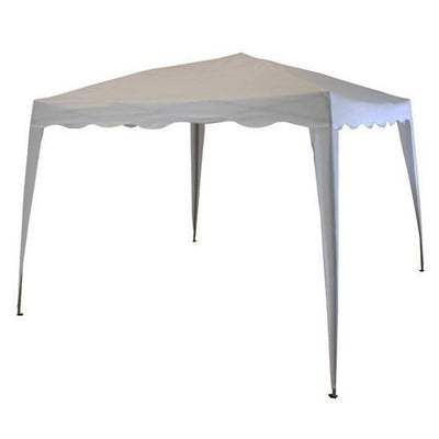 Gazebo 3x3x2,5 Mt Pieghevole Grigio Impermeabile Richiudibile Tendone Giardino 016561