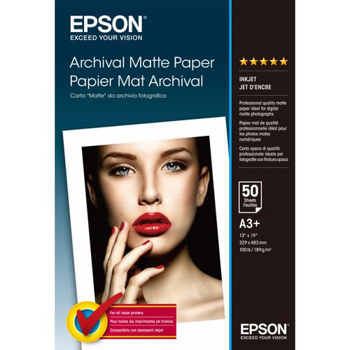 Epson Carta matte da archivio fotografico (ARCHIVAL MATTE PAPER-A3P 50S 192)