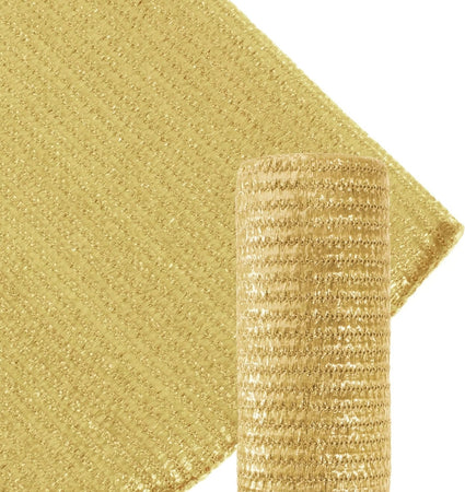 Set 2pz Rotolo Rete Ombreggiante Beige Fitta 2x5mt Protezione Giardini Terrazze 017070