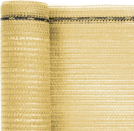 Set 2pz Rotolo Rete Ombreggiante Beige Fitta 2x5mt Protezione Giardini Terrazze 017070