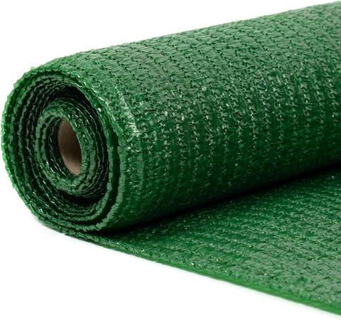 Set 2pz Rotolo Rete Ombreggiante Verde Fitta 1x10mt Protezione Giardini Terrazze 017065