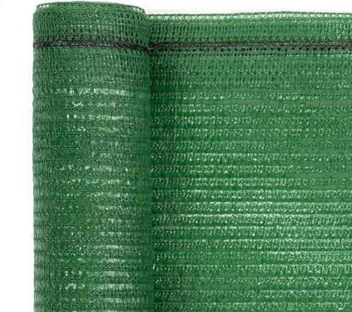 Set 2pz Rotolo Rete Ombreggiante Verde Fitta 1x10mt Protezione Giardini Terrazze 017065
