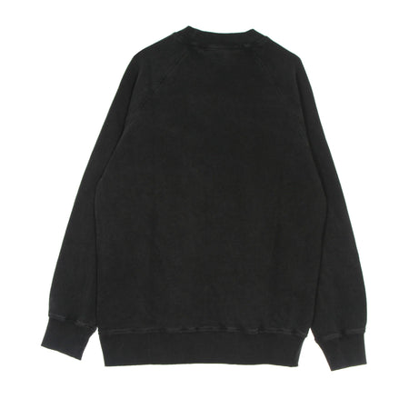 MAUNA-KEA Felpa Leggera Girocollo Uomo Raglan Sweatshirt Black da uomo