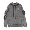 MAUNA-KEA Felpa Leggera Cappuccio Uomo Moleskin Double Hoodie Stone Washed da uomo