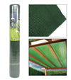 Rotolo Rete Ombreggiante Verde Fitta 1.5x10 Mt Protezione Giardini Terrazze 017066