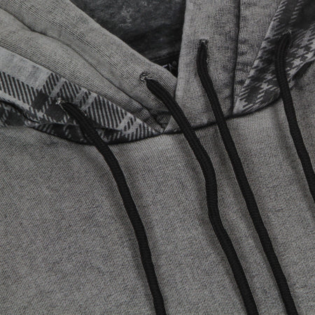 MAUNA-KEA Felpa Leggera Cappuccio Uomo Moleskin Double Hoodie Stone Washed da uomo