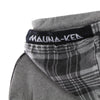 MAUNA-KEA Felpa Leggera Cappuccio Uomo Moleskin Double Hoodie Stone Washed da uomo