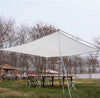 Vela Tenda Rettangolare Parasole Protezione Sole Ombra Giardino 2x3mt Bianca 017034