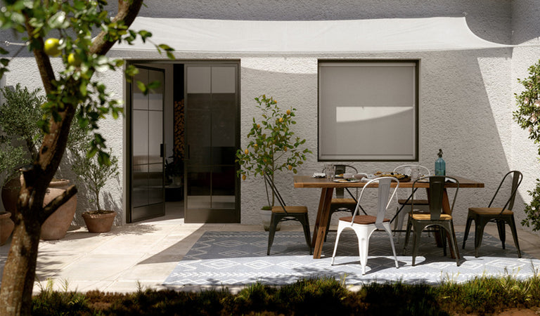 Vela Tenda Rettangolare Parasole Protezione Sole Ombra Giardino 2x3mt Bianca 017034