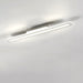 Plafoniera moderna Cattaneo illuminazione TRATTO 754 90PA 45W LED 6000LM 3000°K lampada soffitto metallo interni IP20