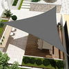 Vela Tenda Triangolare Parasole Protezione Sole Ombreggiatura Giardino 3x3x3mt Grigio 222568