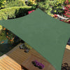 Vela Tenda Quadrata Parasole Protezione Sole Ombreggiatura Giardino 3x3mt Verde 017032