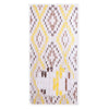 Tenda Moschiera Con Piastrine In Pvc Decoro Rombo Marrone 100x220cm Tpl13 017347