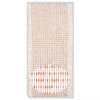 Tenda Moschiera Con Fili Perline Color Cognac In Pvc 120x230cm Decoro Tpl11 017331