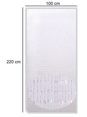 Tenda Moschiera Antimosche Con Fili Perline Trasparente In Pvc 100x220cm Tpl52 017339