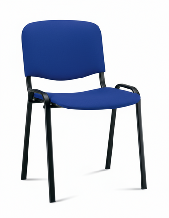 Sedia in polipropilene con tavoletta scrittoio per sala da attesa