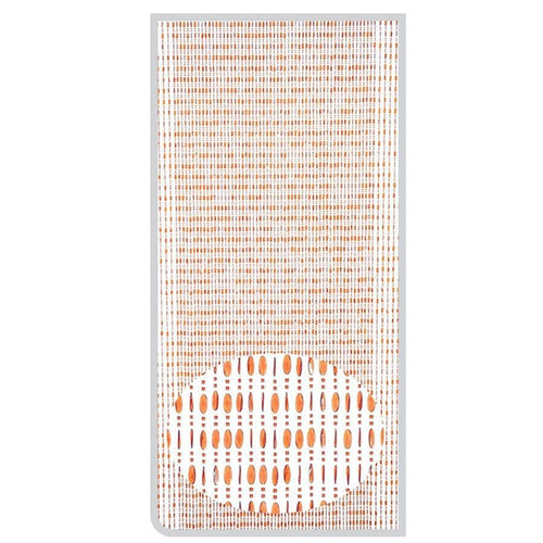 Tenda Moschiera Con Fili Perline Colore Marrone In Pvc 100x220 Cm Decoro Tpl10 017330