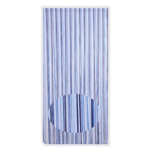 Tenda Moschiera Antimosche Con Corde Cordoncino Bicolore Blu 120x230cm Tpl87 017396