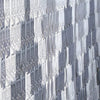 Tenda Moschiera Con Piastrine Bicolore Bianco-grigia In Pvc 100x220 Cm Tpl70 017390