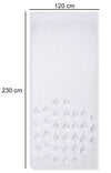 Tenda Moschiera Antimosche Con Perline Grandi Trasparente In Pvc 120x230cm Tpl73 017399