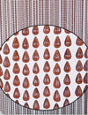 Tenda Moschiera Antimosche Con Perline Grandi Marrone In Pvc 120x230cm Tpl74 017400