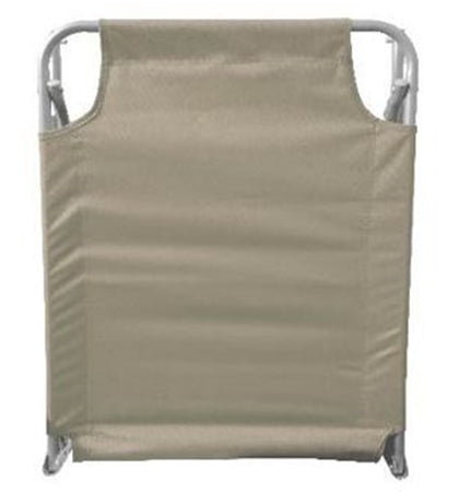 Lettino Prendisole Pieghevole Senza Parasole Con Schienale Regolabile Brandina Beige 281024