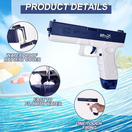 Pistola Ad Acqua Elettrica Giocattolo Per Bambini Potente Per Feste Spiaggia Estiva