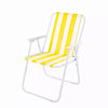 Sedia Relax Alta Sdraio Spiaggina Pieghevole Mare Giardino Campeggio Oxford Rigata 350009