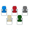 Sedia Sdraio Pieghevole Campeggio Spiaggia Relax In Tessuto Oxford 52x63x74.5cm 350017