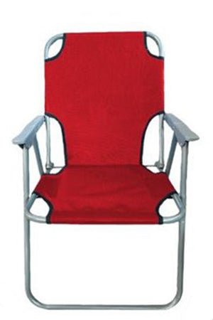 Sedia Sdraio Pieghevole Campeggio Spiaggia Relax In Tessuto Oxford 52x63x74.5cm 350017