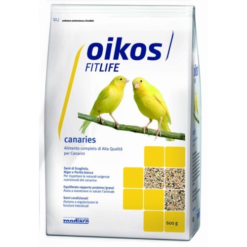 Oikos Fitlife Canaries mangime per canarini 600 gr