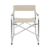 Sedia Regista Beige Pieghevole In Ferro Per Campeggio Mare Spiaggia Giardino 285008