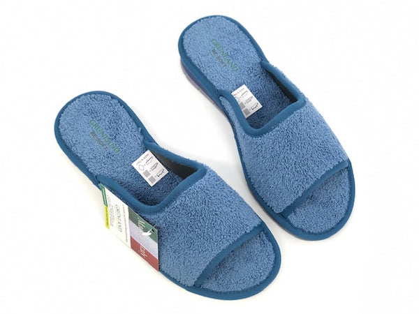 GRUNLAND Ciabatta Dola Donna in spugna Avio