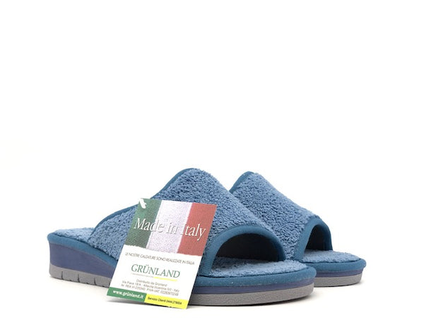 GRUNLAND Ciabatta Dola Donna in spugna Avio