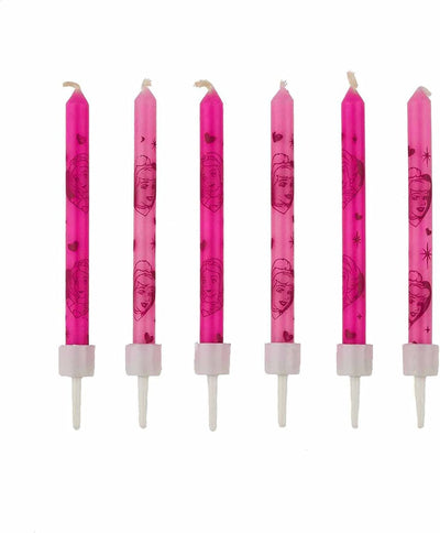 12 CANDELE TEMA PRINCIPESSE 6CM