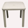 Tavolo Quadrato Da Giardino Avana 80x80cm In Plastica Arredo Spazio Esterno 008006