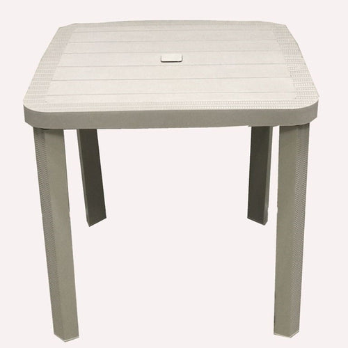 Tavolo Quadrato Da Giardino Avana 80x80cm In Plastica Arredo Spazio Esterno 008006