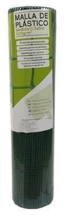 Set 3pz Rotolo Rete Di Plastica Verde Maglia Quadra 10x10mm 0.5x5mt Recinzione 219380