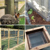 Set 3pz Rete Metallica Zincata 0.5x3mt Recinzione Protezione Alberi Giardino Animali 020248