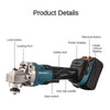 Smerigliatrice Angolare A Batteria Flex Disco 125mm 88v 10.000 Giri/min 2 Batterie